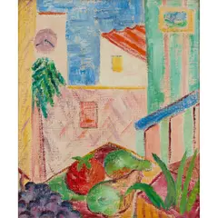 Donald Bain, FRUITERIE, oil on canvas