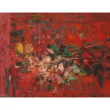John Houston, FLOWERS ON RED