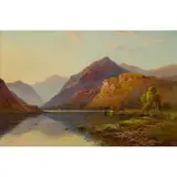 Alfred de Breanski Junior, EVENING AT STRONACHLACHAR, oil on canvas
