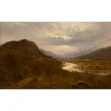Waller Paton, BEN VROTAN FROM NEAR CORRIEMULZIE, oil on canvas