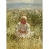 Robert Gemmell Hutchison, SUMMER SUNSHINE, oil on panel