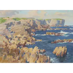 Stanley Cursiter, THE DEVIL'S HEARTH, ORKNEY, oil on canvas