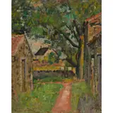 George Leslie Hunter, PATH THROUGH THE VILLAGE, FIFE