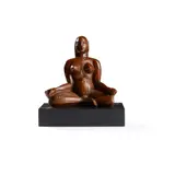 John Duncan Fergusson, SEATED FIGURE, bronze