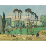 John Maclauchlan Milne, THE GOATHERD, oil on canvas