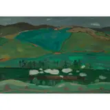 William George Gillies, THE PEEBLES TRAIN, oil on canvas