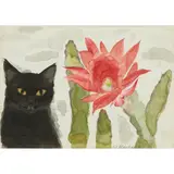 Elizabeth Blackadder, CAT AND CACTUS