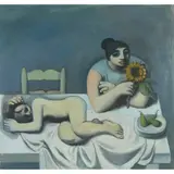 Alberto Morrocco, SIESTA, oil on canvas