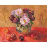 Mary Nicol Neill Armour, STILL LIFE WITH OLD FASHIONED ROSES, 1975