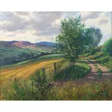Donald M. Shearer, NORTHERN LANDSCAPE, oil on canvas