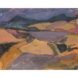 Sheila Macnab MacMillan, MOORLAND, Oil on canvas board