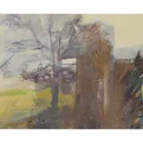 Mardi Barrie, HILLCHURCH, Gouache on board