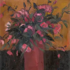 Joan Renton, ROSES, oil on canvas