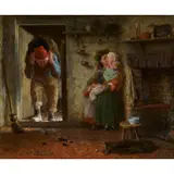 Frederick Daniel Hardy, SACK OF COALS, 1866, oil on canvas