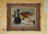 Edward Drummond Young, SUPPERTIME STILL LIFE, oil on canvas