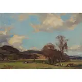 Robert Hope, THE FRIARS HAUGH, MELROSE, oil on canvas