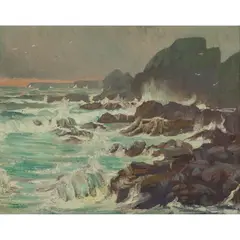 Ernest Stephen Lumsden, ST ABBS, 1933, oil on board