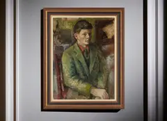 Duncan Shanks, SELF-PORTRAIT, oil on board