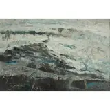 Kenneth Frewin, NORTH SEA COAST, 1971, oil on board