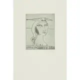 John Bellany, WOMAN OF THE NORTH SEA, Etching, 12/25