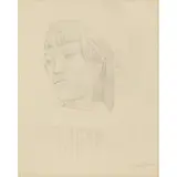 Gilbert Spencer, PORTRAIT STUDY, pencil