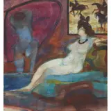 Robin Philipson, ODALISQUE IV, 1883, Watercolour