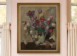 David Alison, A JUG OF TULIPS, oil on canvas