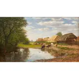William Luker, CHADWELL, ESSEX, 1900, oil on board