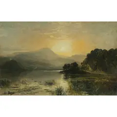 MORNING, LOCH ARD by Samuel Bough, oil on canvas, sold Feb 2025