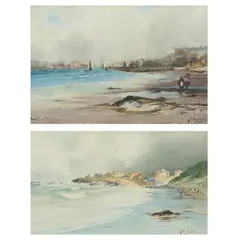Thomas Swift Hutton, MOUTH OF THE TYNE, watercolour