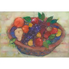 Ann Oram, BOWL OF FRUIT, 1996, watercolour and ink