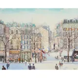 Jorge Aguilar-Agon, DOWN MEMORY LANE - PARIS, oil on canvas