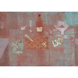 Carlo Rossi, STILL LIFE WITH AMARONE, 1979, mixed media and collage on paper