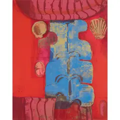 Elspeth Lamb, THE BURIED MIRROR, 1992/1993, Screenprint, 13/36