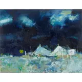 Gordon Hope Wyllie, WINTER SUN, 1998, mixed media on board