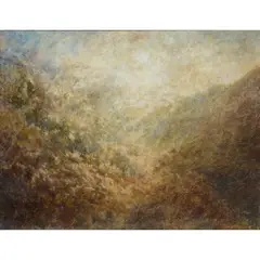 Michael Heseltine, TOWARDS COMRIE, 1999, oil on board