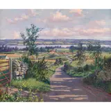 Donald M. Shearer, COUNTRY ROAD, oil on canvas