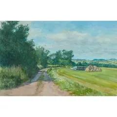 CARSE OF GOWRIE, NEAR LONGFORGAN by James McIntosh Patrick, watercolour, sold Feb 2025