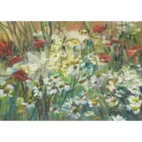 Pam Carter, DAISIES AND POPPIES, 1988, oil on board