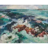 Louise Annand, OFF IONA, 1978, oil on canvas board