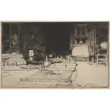 James McBey, A STUDIO (EARLS COURT)