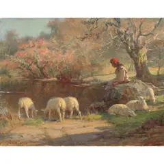 William Pratt, THE FAIRIES POOL, 1924, oil on canvas