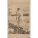 Anders Zorn, DAL RIVER, 1919, Etching