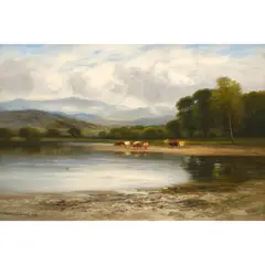 William Beattie-Brown, LOCH TAY, PERTHSHIRE, oil on canvas
