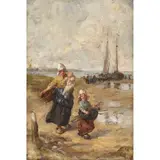 Jessie M. McGeehan, THE CATCH, oil on canvas