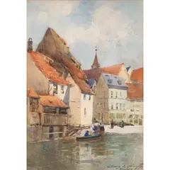 James Garden Laing, NUREMBERG, 1894, watercolour