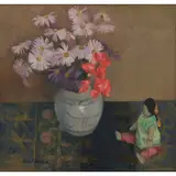 Ann Patrick, INDIAN DOLL, 1959, oil on canvas