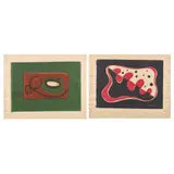 Denis Mitchell, TWO DESIGNS FOR PORTHIA PRINTS - HEALS TABLE MATS, Screenprint