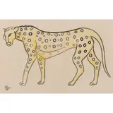 Henri Gaudier-Brzeska, CHEETAH (JUNGLE CAT), 1912, ink and watercolour on paper