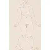 Henri Gaudier-Brzeska, STANDING NUDE c.1913-14